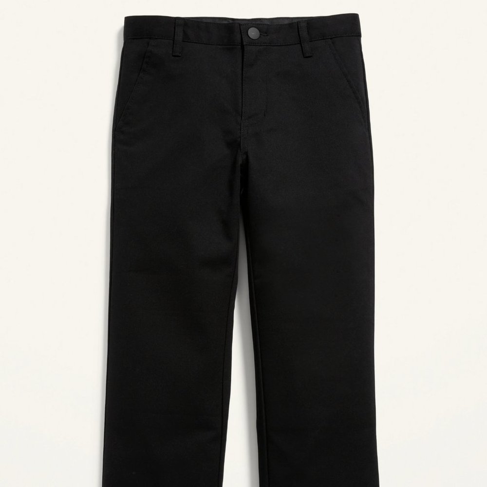 Old Navy straight uniform pants for boys, black, regular 16